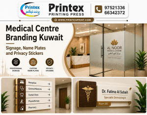 Medical Centre Branding Kuwait – Signage & Name Plates
