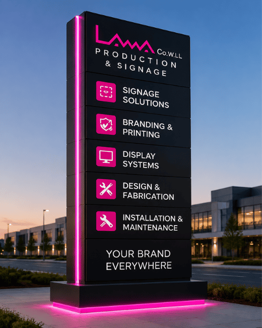 Pylon Signs Kuwait -Printex