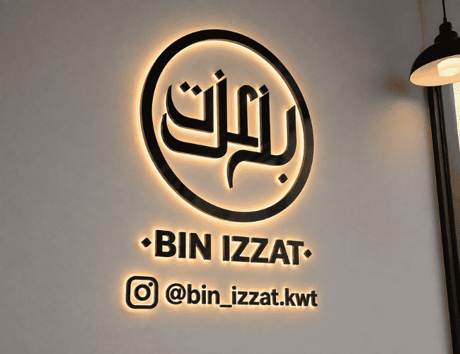3D illuminated letters Kuwait | LAMA Signage