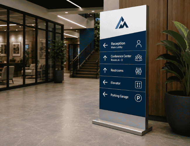 Directional & Wayfinding Sign Kuwait | LAMA Signage
