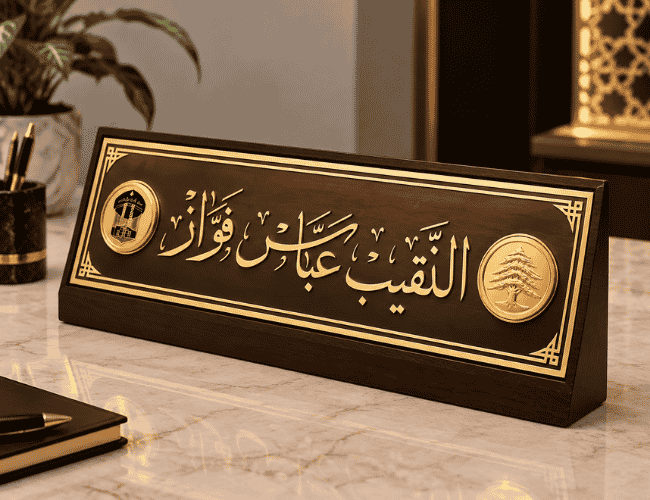 Nameplate Sign Kuwait | LAMA Signage