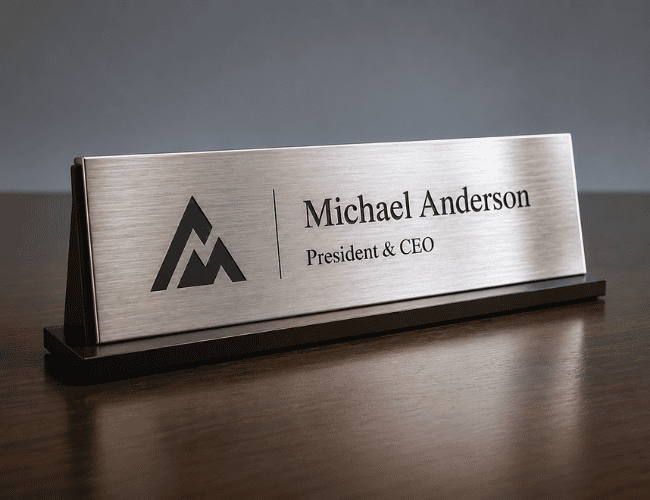 Nameplates Kuwait | LAMA Signage