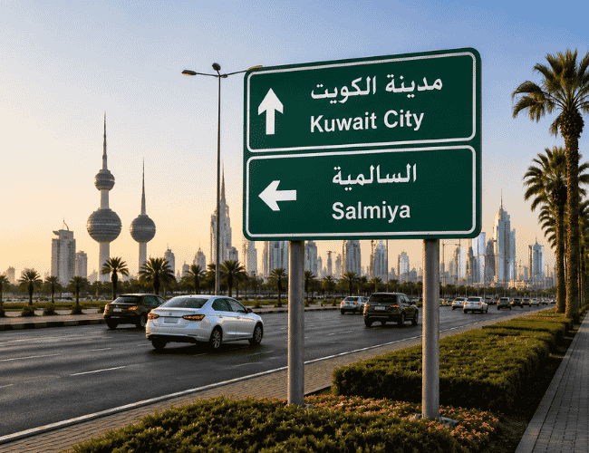 Roadside Signage Kuwait | LAMA Signage