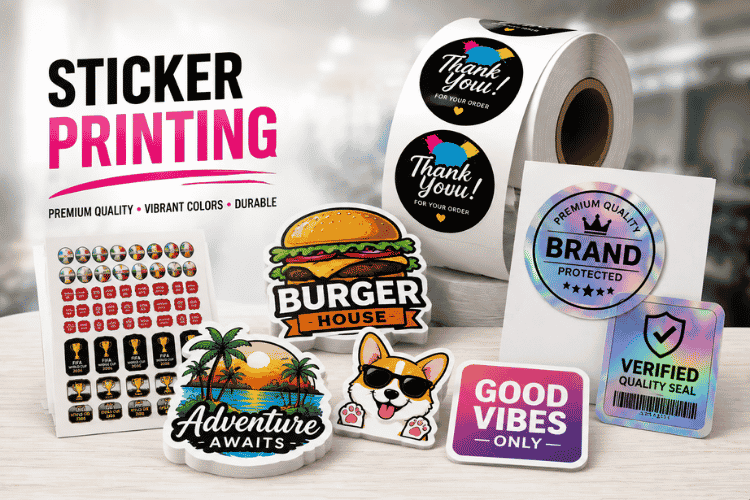 Sticker Printing Kuwait | Printex Printing Press
