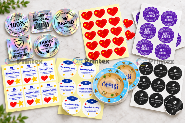 Servicing Sticker Sample Sticker Printing Kuwait | Custom Stickers & Labels – Printex